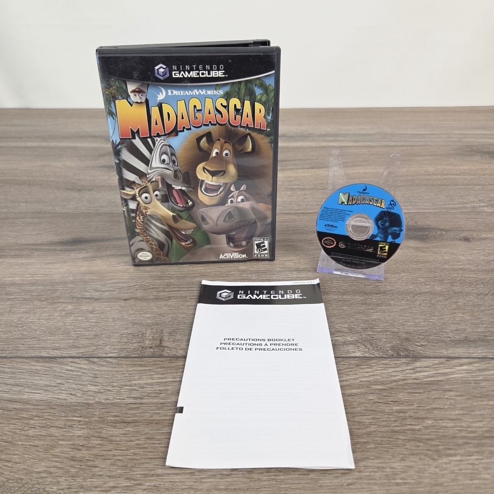 Madagascar Nintendo GameCube (2005) No Manual Tested Working